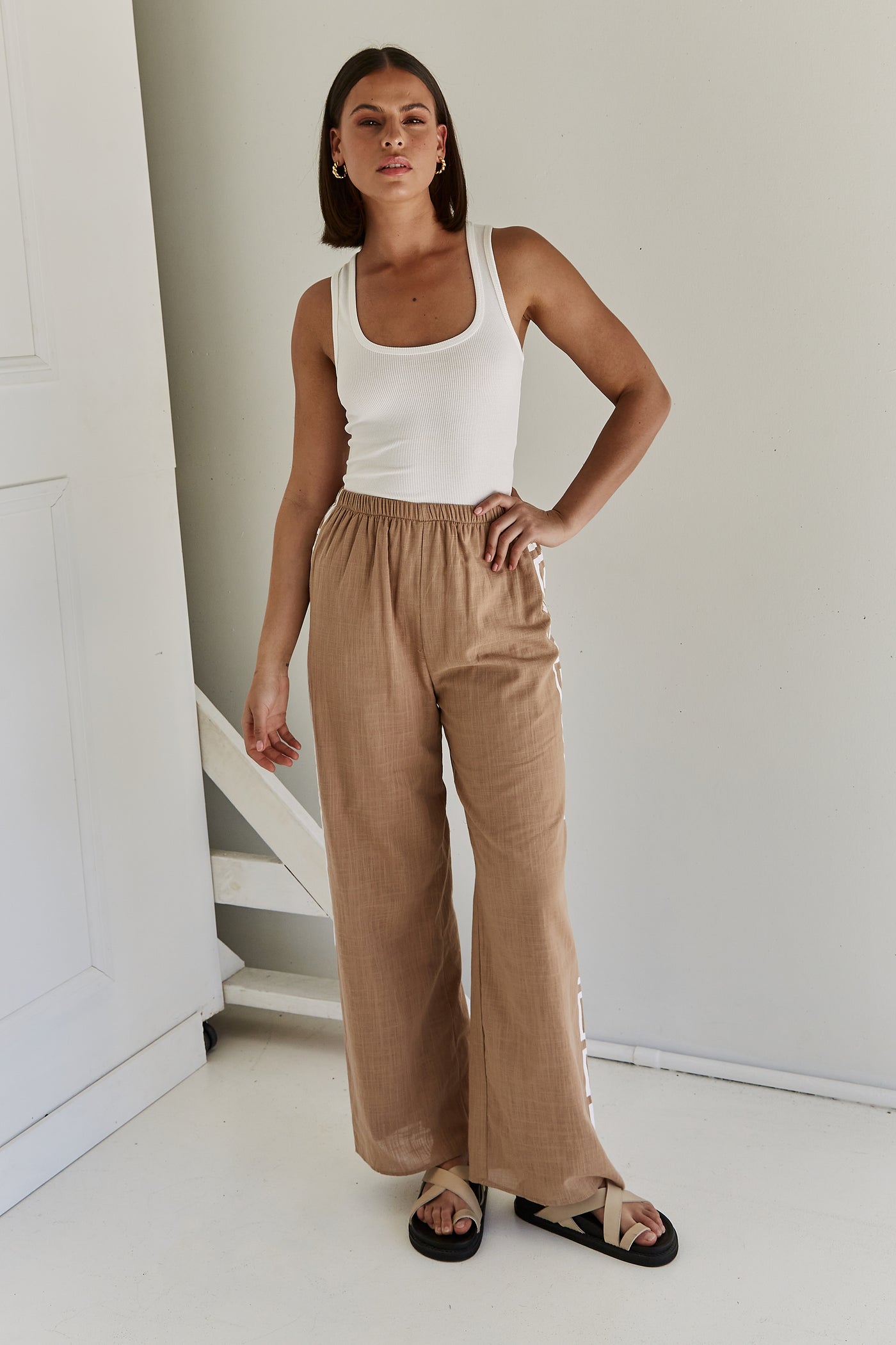 Carys Pant (Beige)