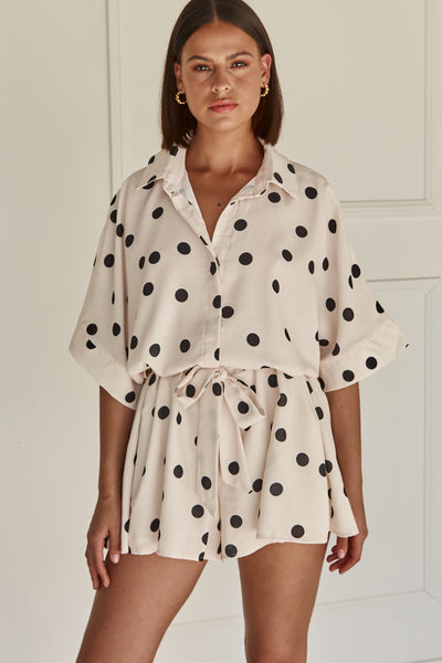 Drew Playsuit (Cream)