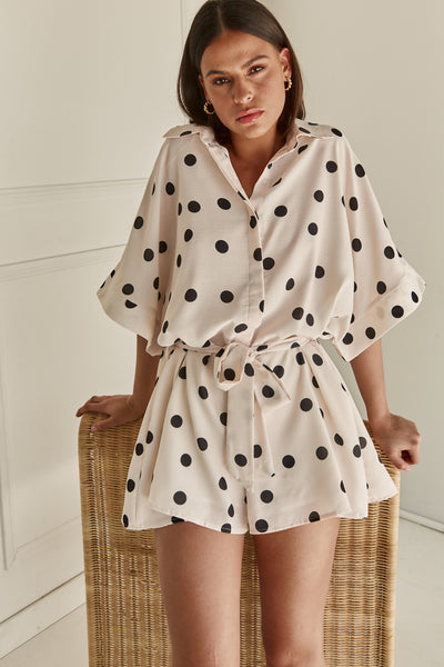 Drew Playsuit (Cream)