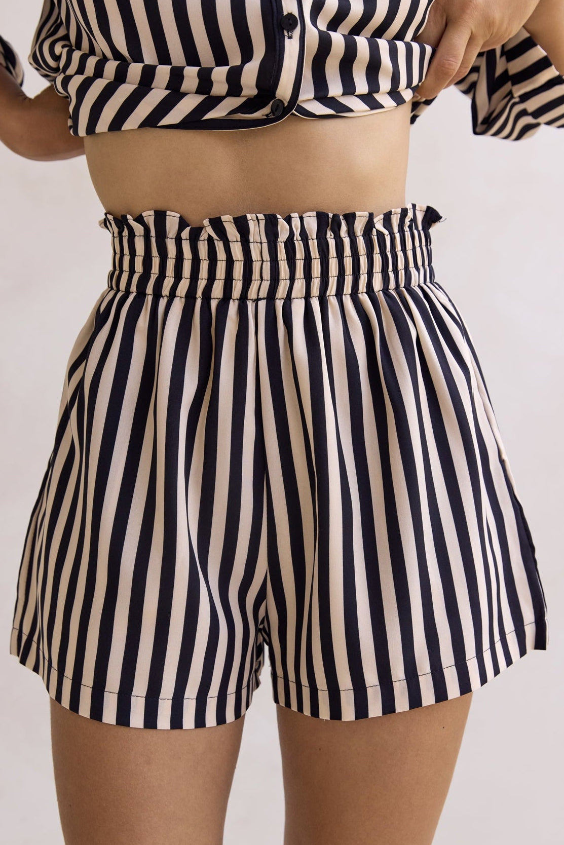 Cleo Stripe Short (Black)