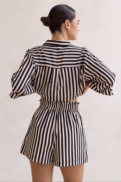 Cleo Stripe Short (Black)