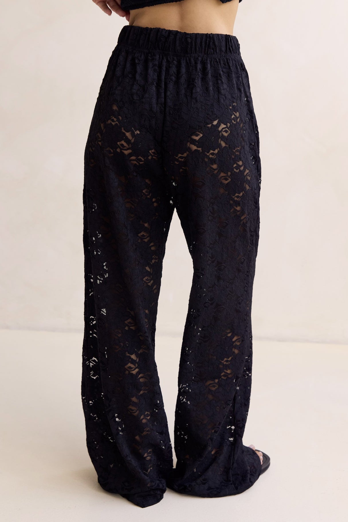 Thea Lace Pant (Black)