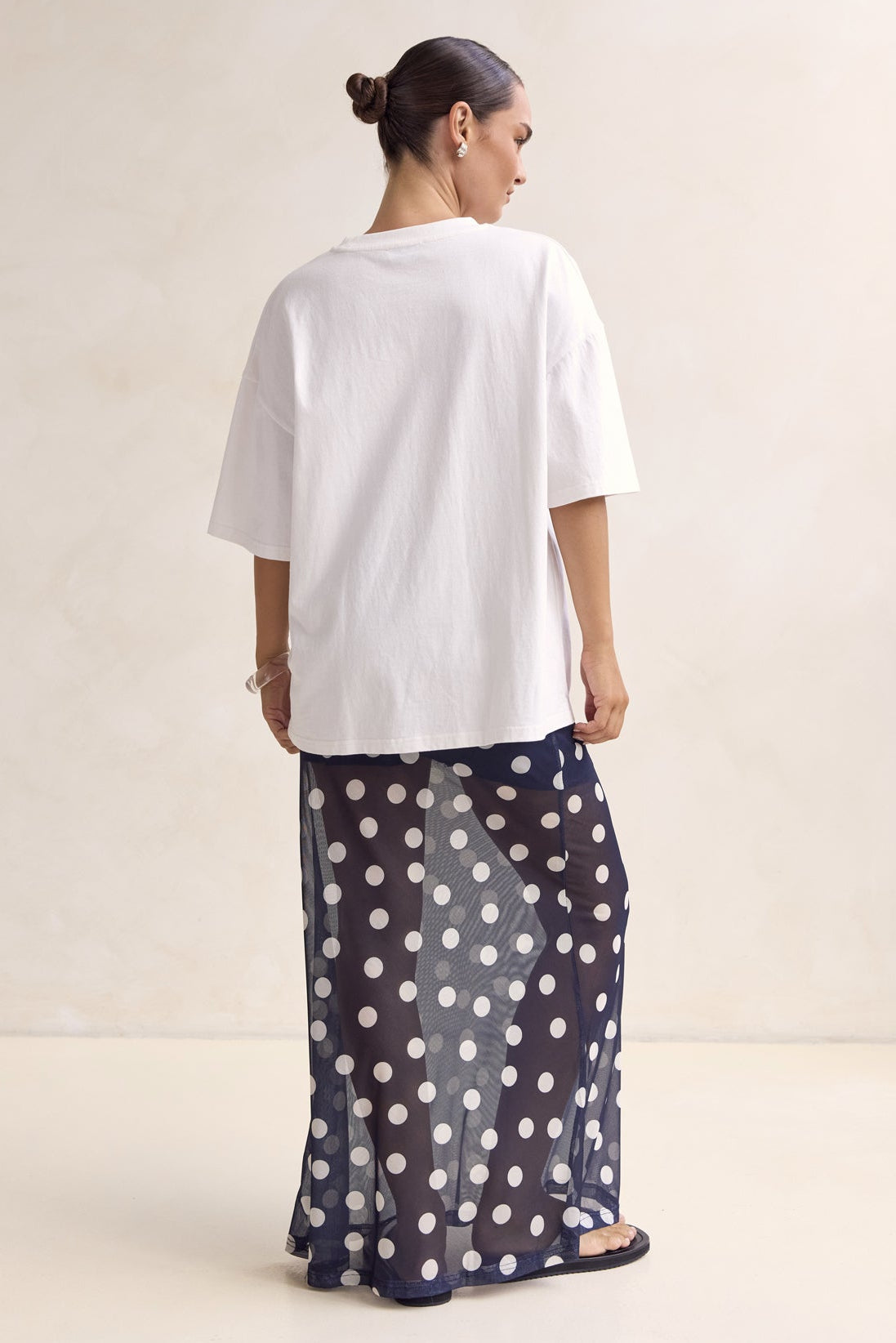 Leni Maxi Skirt (Navy)
