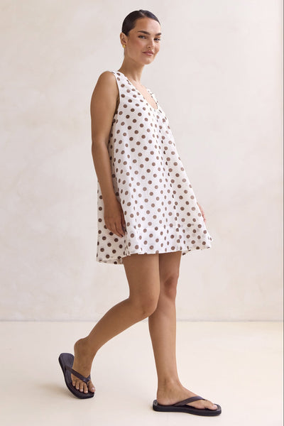 Rowie Mini Dress (White)