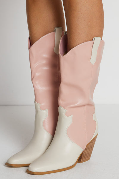 Claudette Boot (Pink)