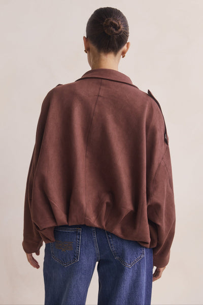 Ember Bomber Jacket (Chocolate)