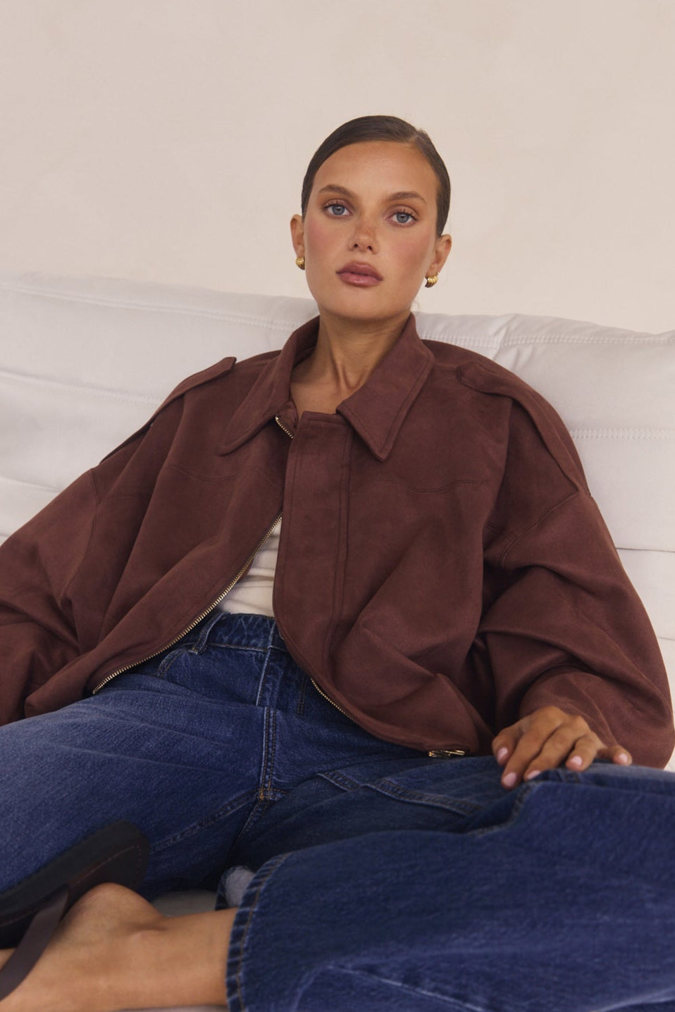 Ember Bomber Jacket (Chocolate)