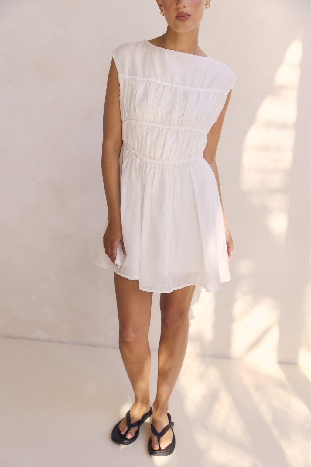 Indra Mini Dress (White)