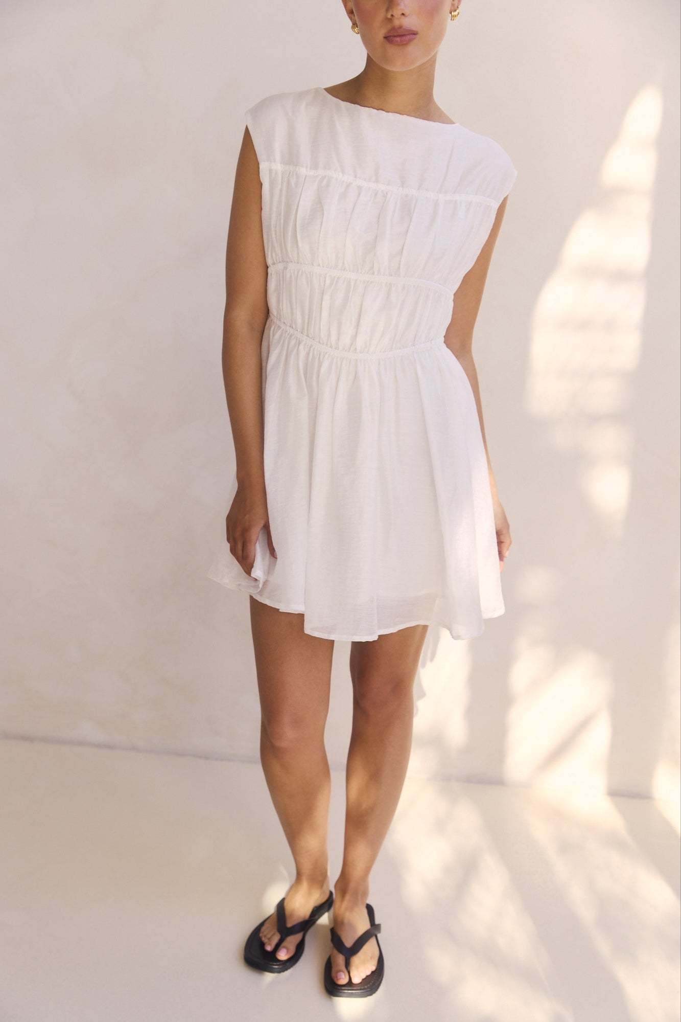 Indra Mini Dress (White)