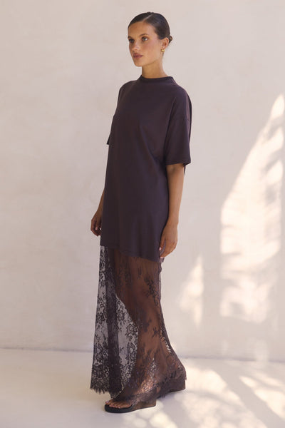 Ophelia Maxi Dress (Chocolate)