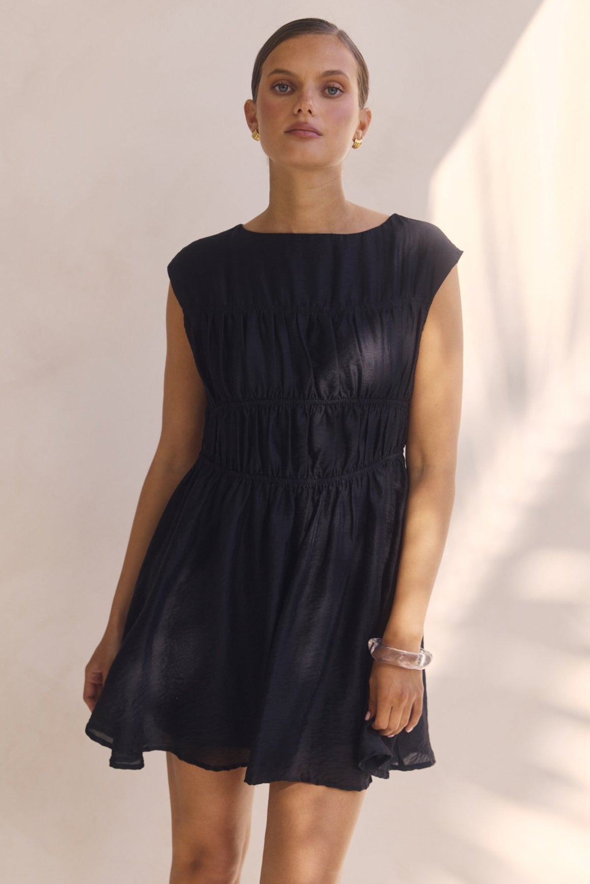 Indra Mini Dress (Black)
