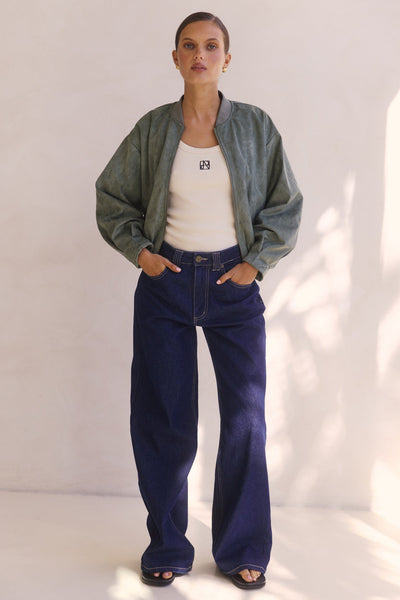 Kora Bomber Jacket (Sage)