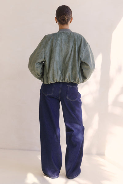 Kora Bomber Jacket (Sage)