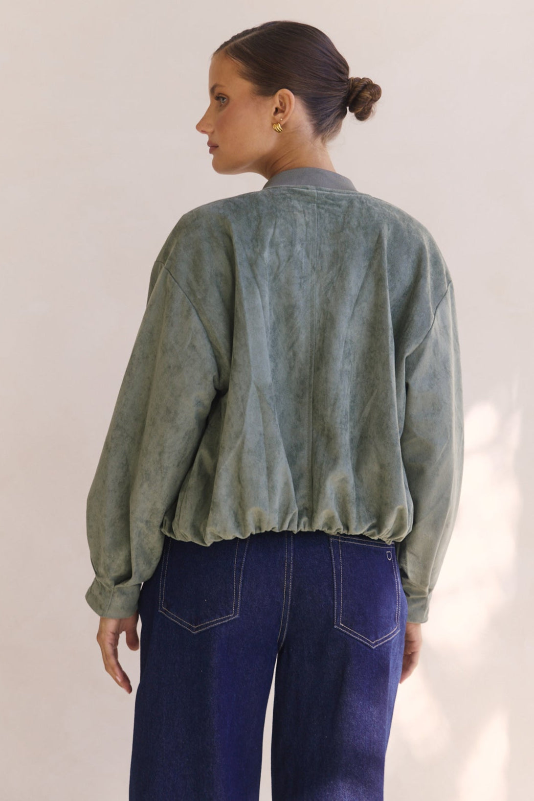 Kora Bomber Jacket (Sage)