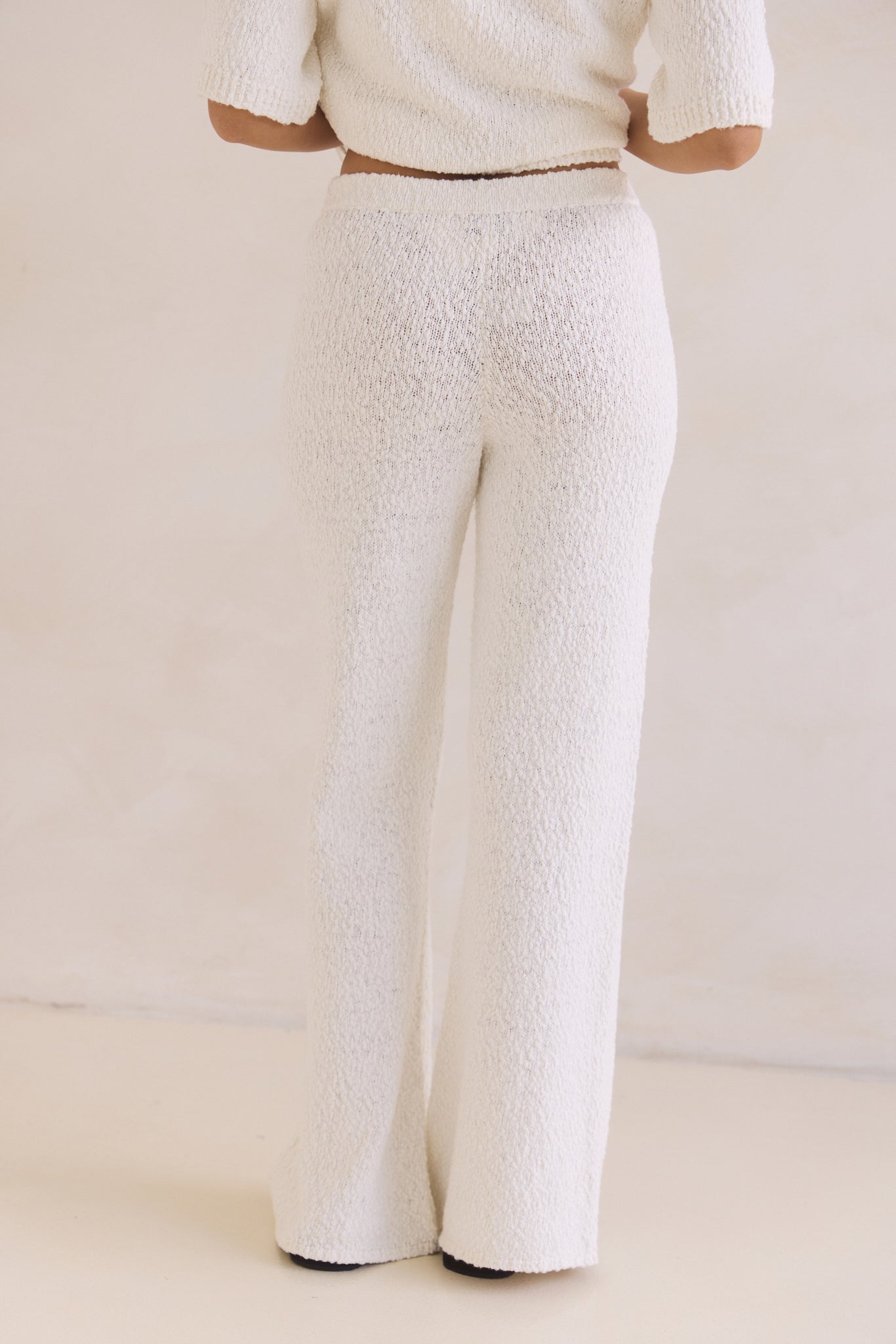 Avalon Boucle Pant (White)