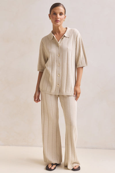 Solace Knit Top (Oat)