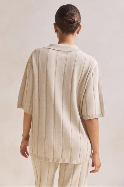 Solace Knit Top (Oat)