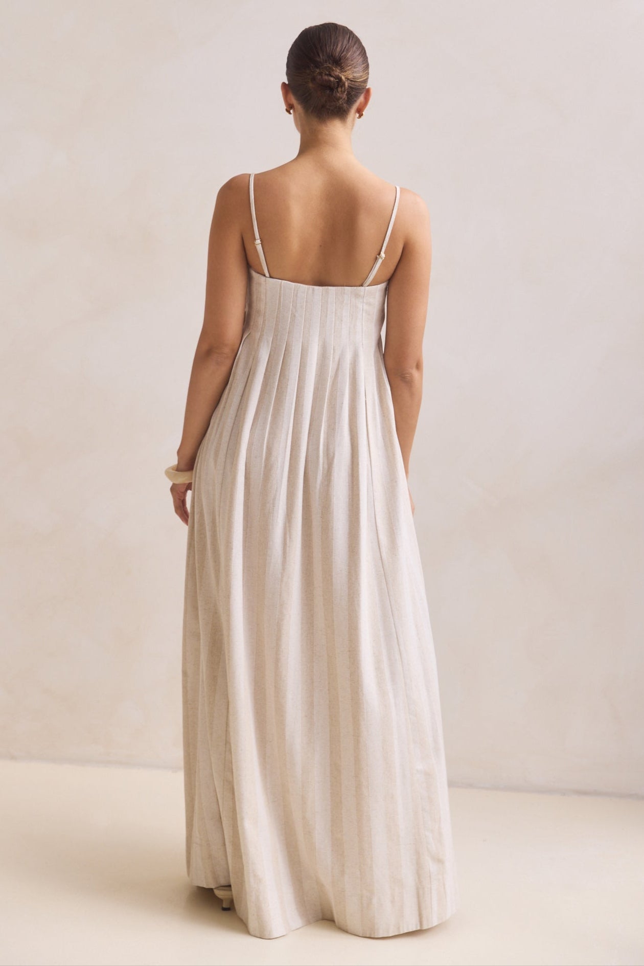 Ariana Maxi Dress (Beige)