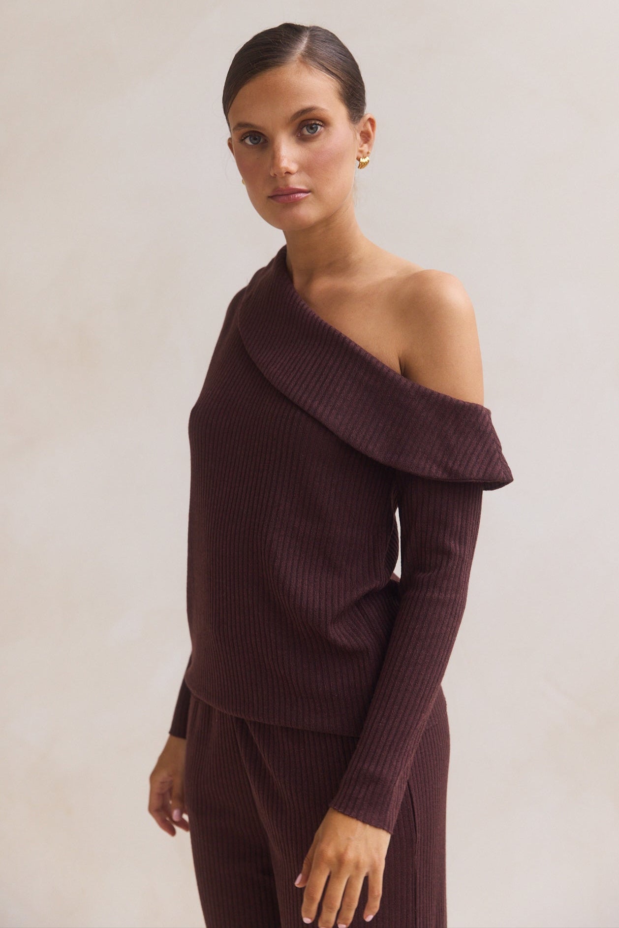 Ellie Knit Set (Chocolate)