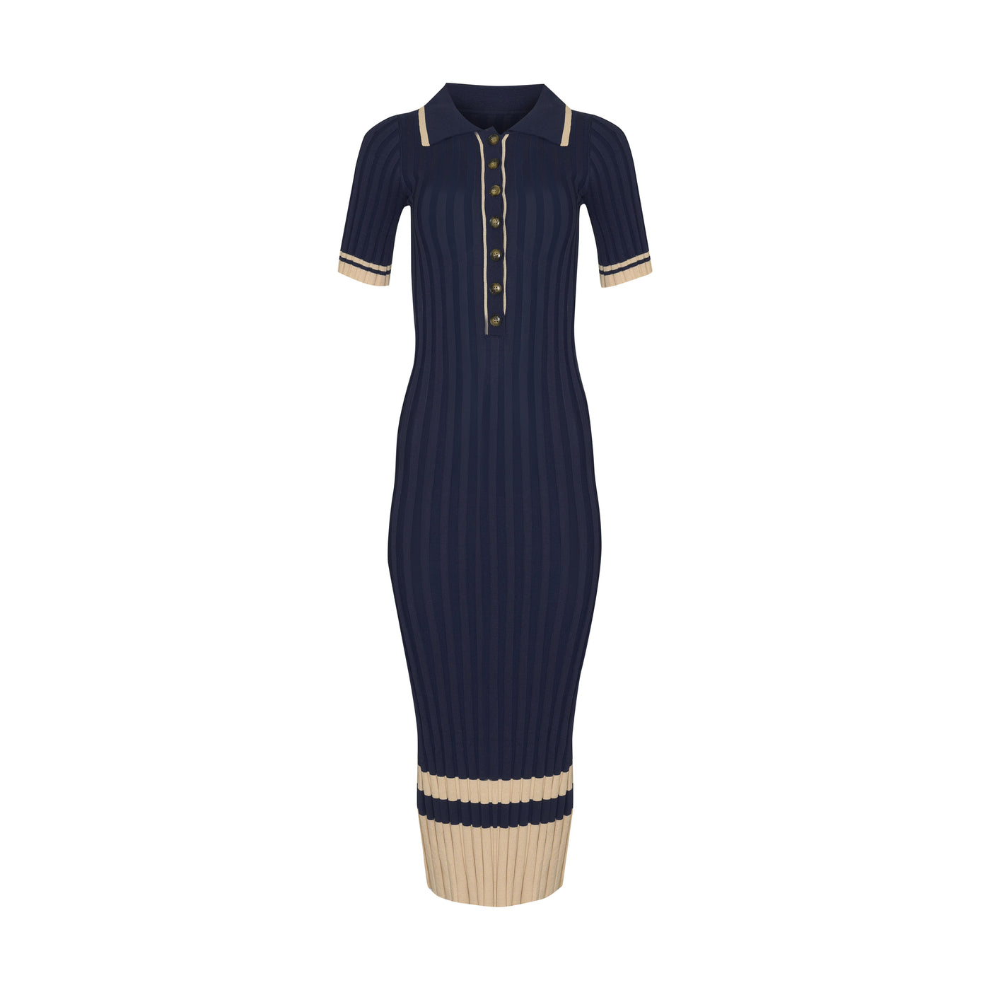 Brinley Knit Maxi Dress (Navy)