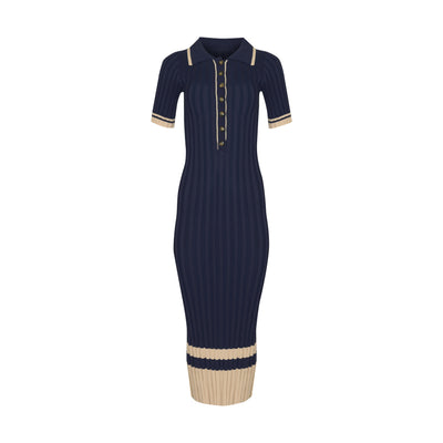 Brinley Knit Maxi Dress (Navy)