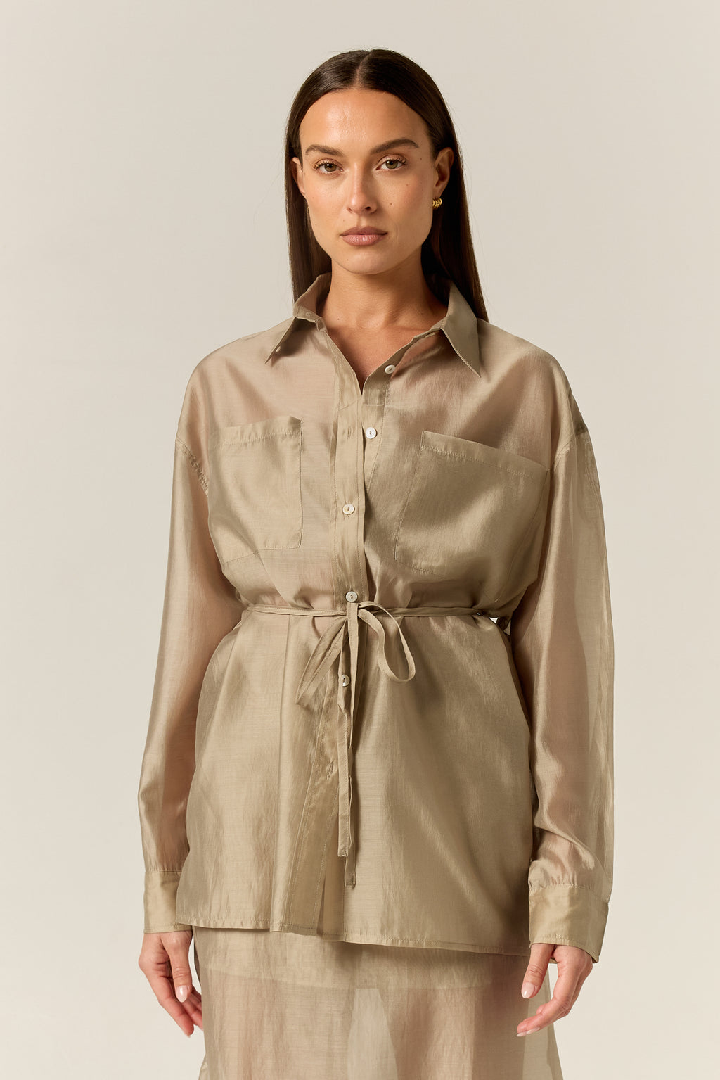 Wynn Sheer Shirt (Olive)