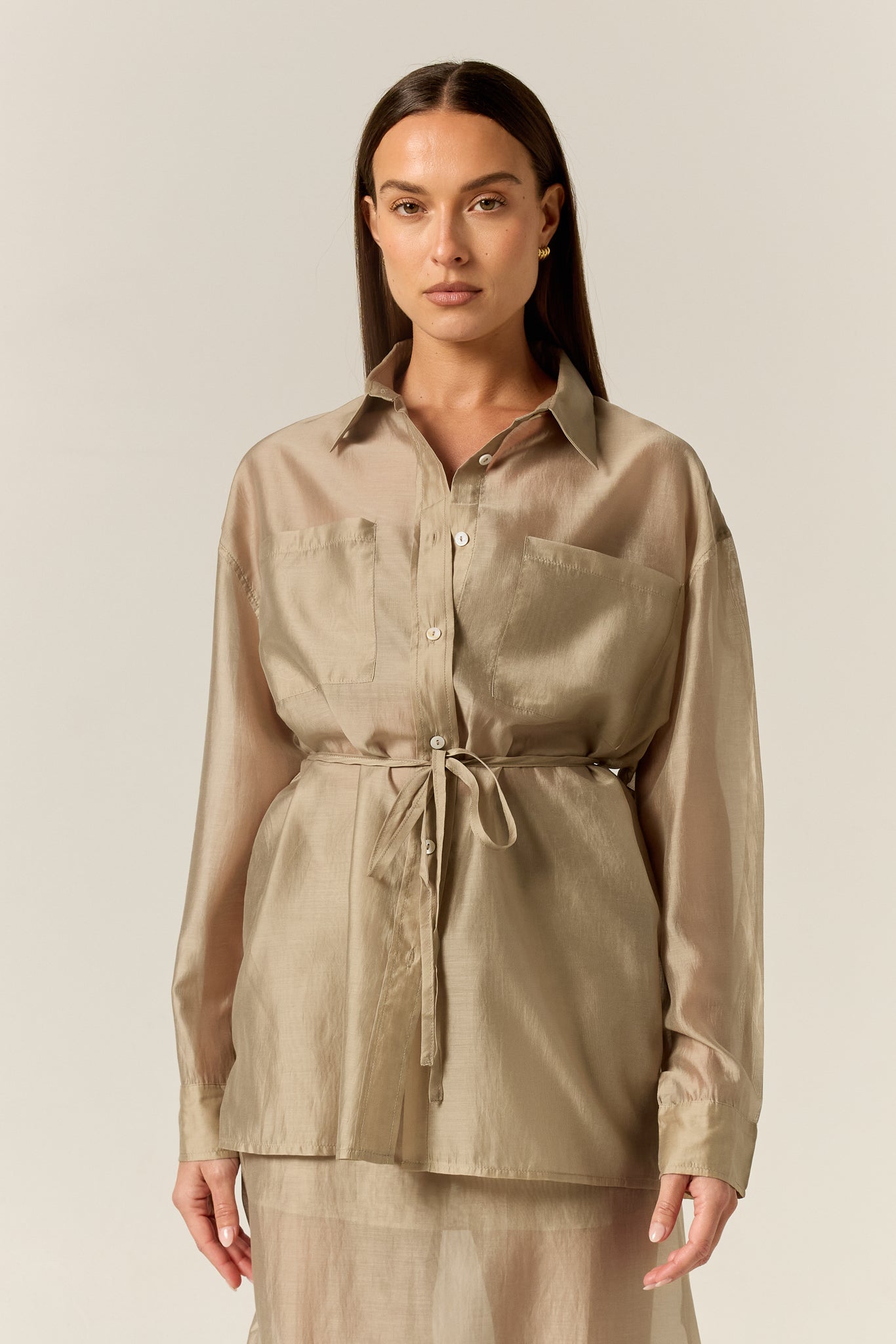 Wynn Sheer Shirt (Olive)