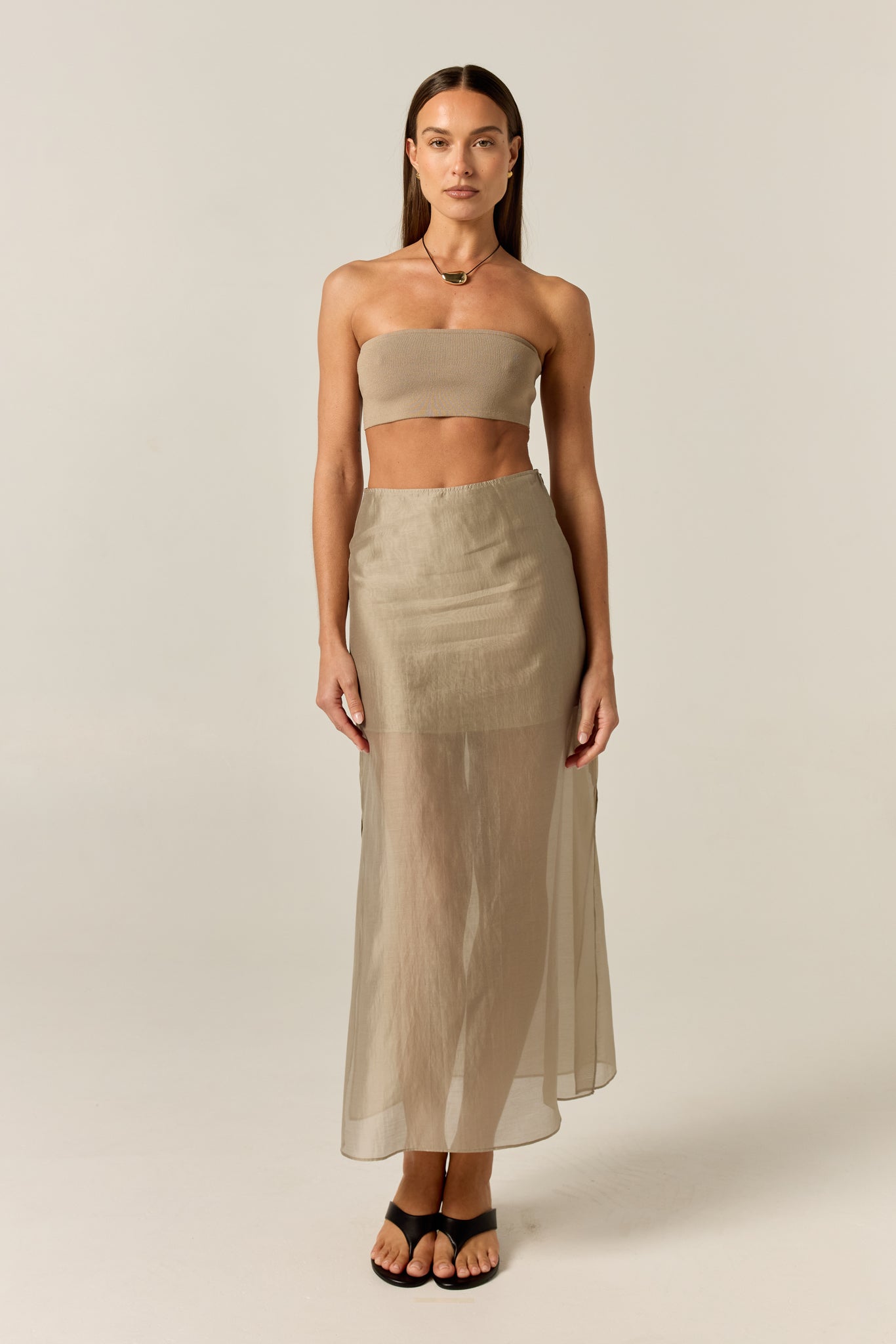 Wynn Midi Skirt (Olive)