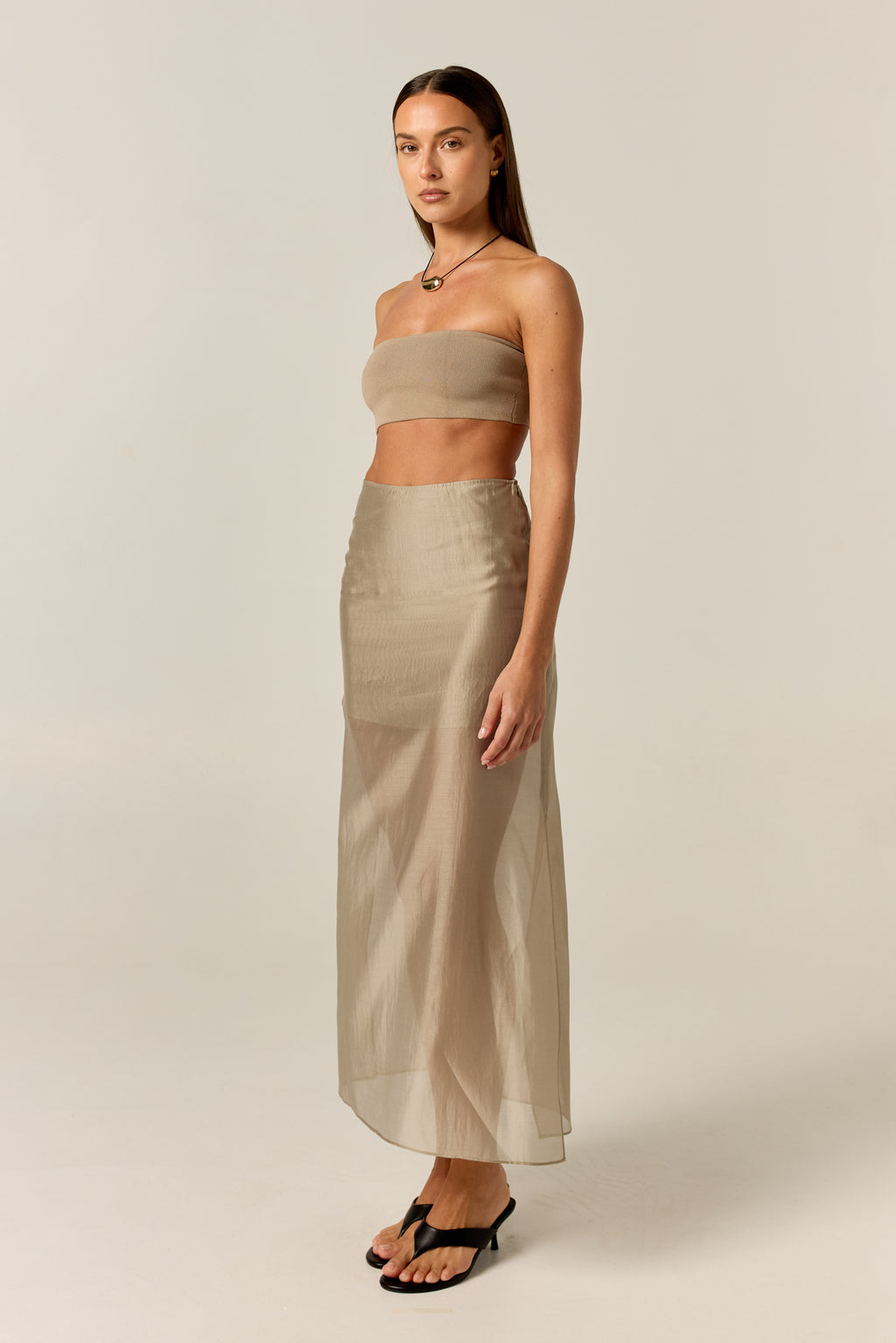 Wynn Midi Skirt (Olive)