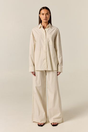 Ellis Pant (Butter Pinstripe)
