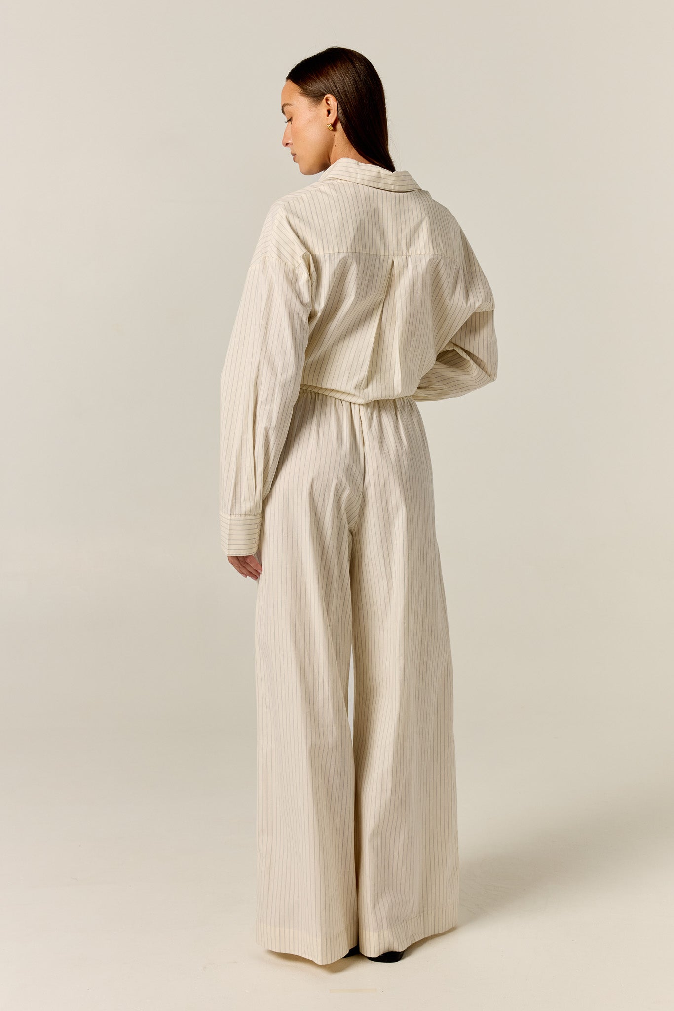Ellis Pant (Butter Pinstripe)