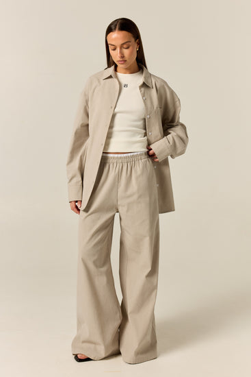 Miller Pant (Sand Pinstripe)
