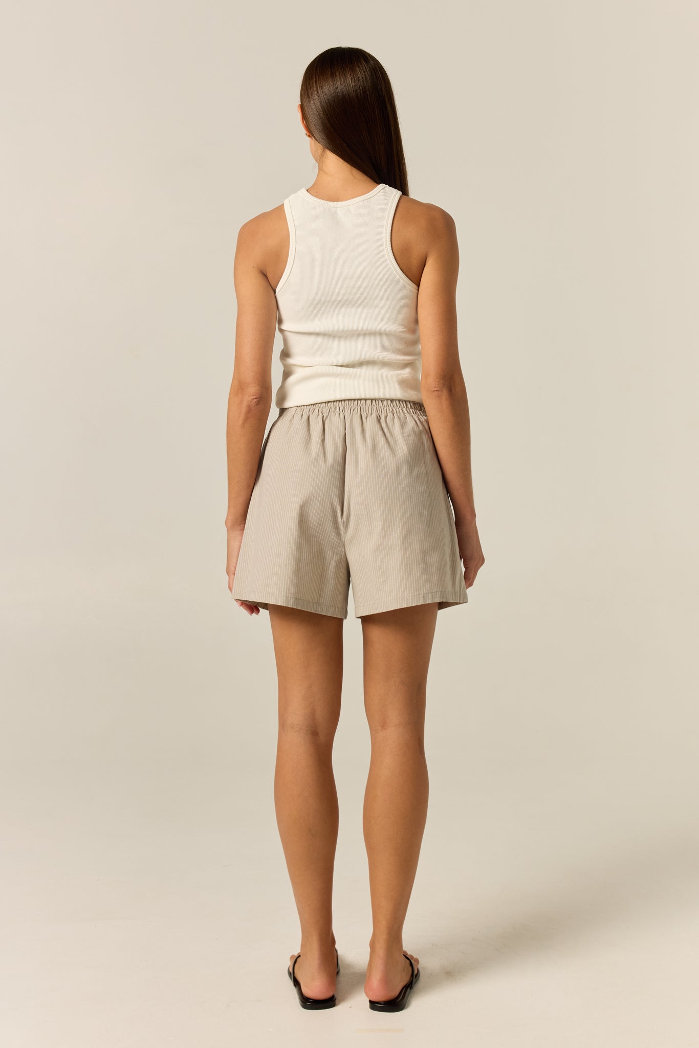 Miller Short (Sand Pinstripe)
