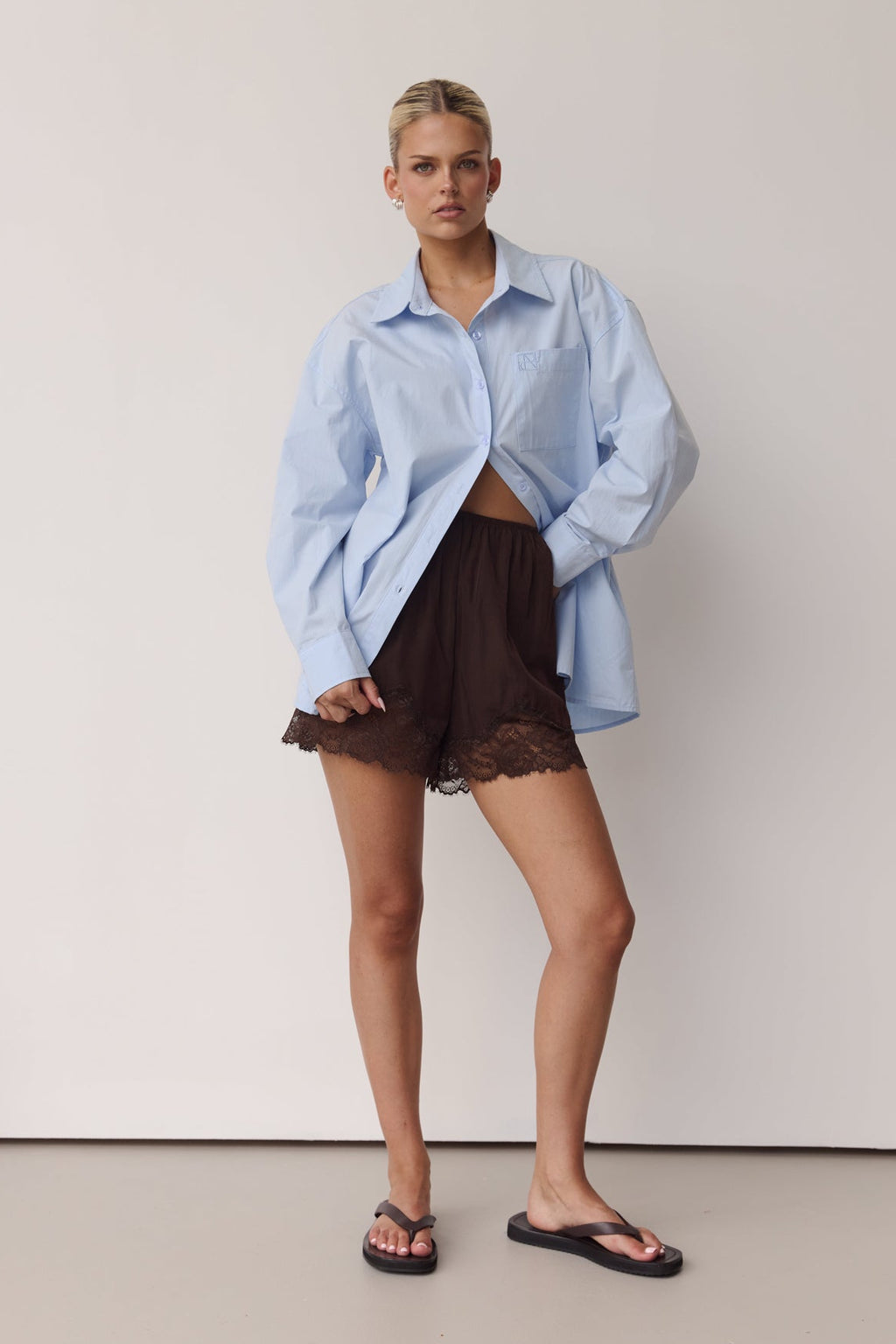 Odette Signature Shirt (Powder Blue)