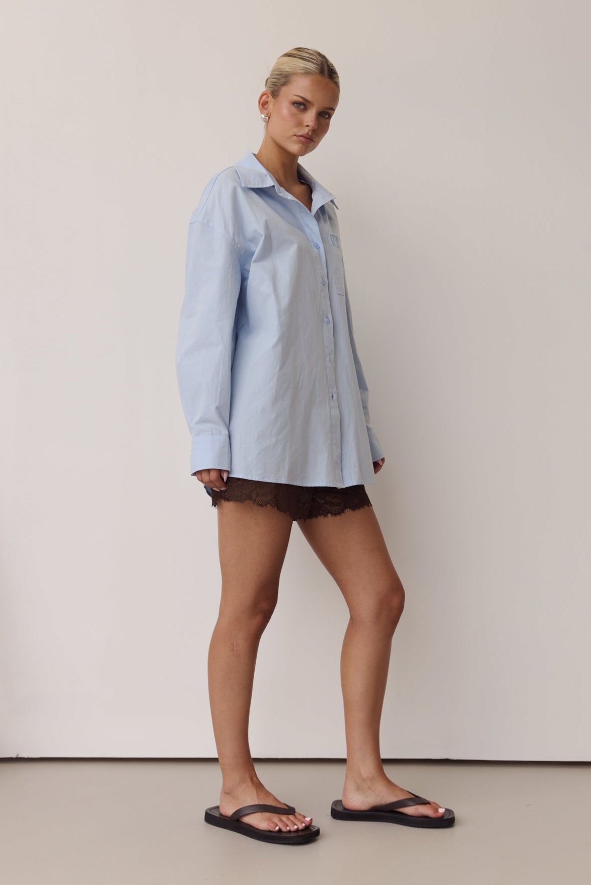 Odette Signature Shirt (Powder Blue)