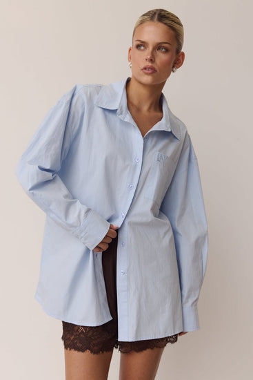 Odette Signature Shirt (Powder Blue)