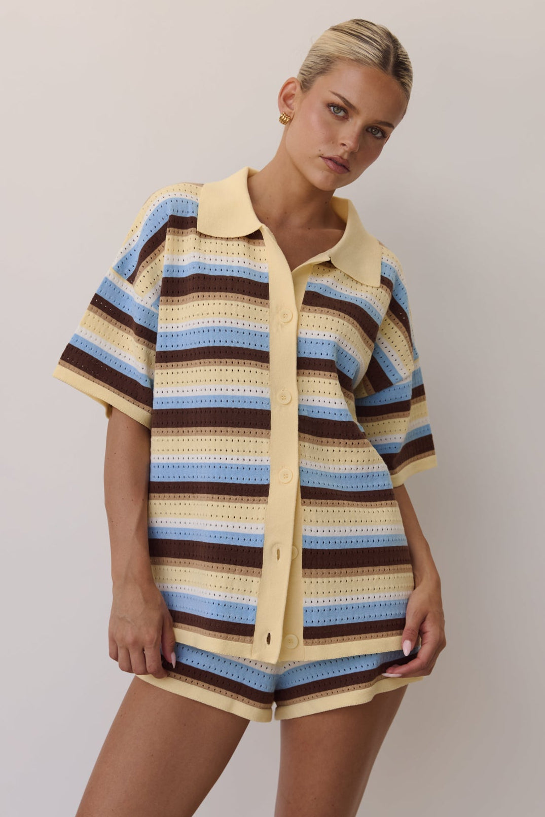 Harmony Knit Short (Mallorca Stripe)