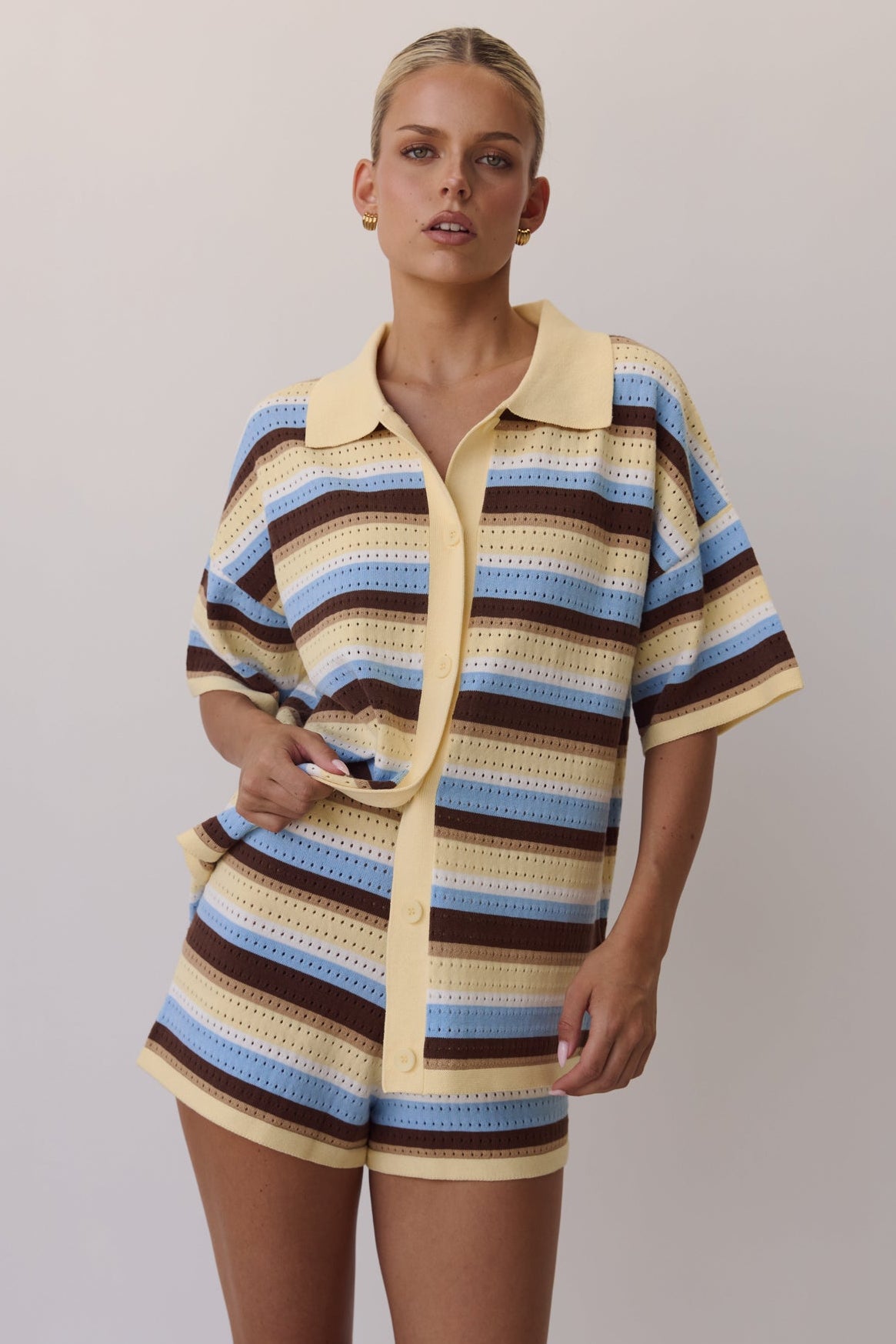 Harmony Knit Shirt (Mallorca Stripe)