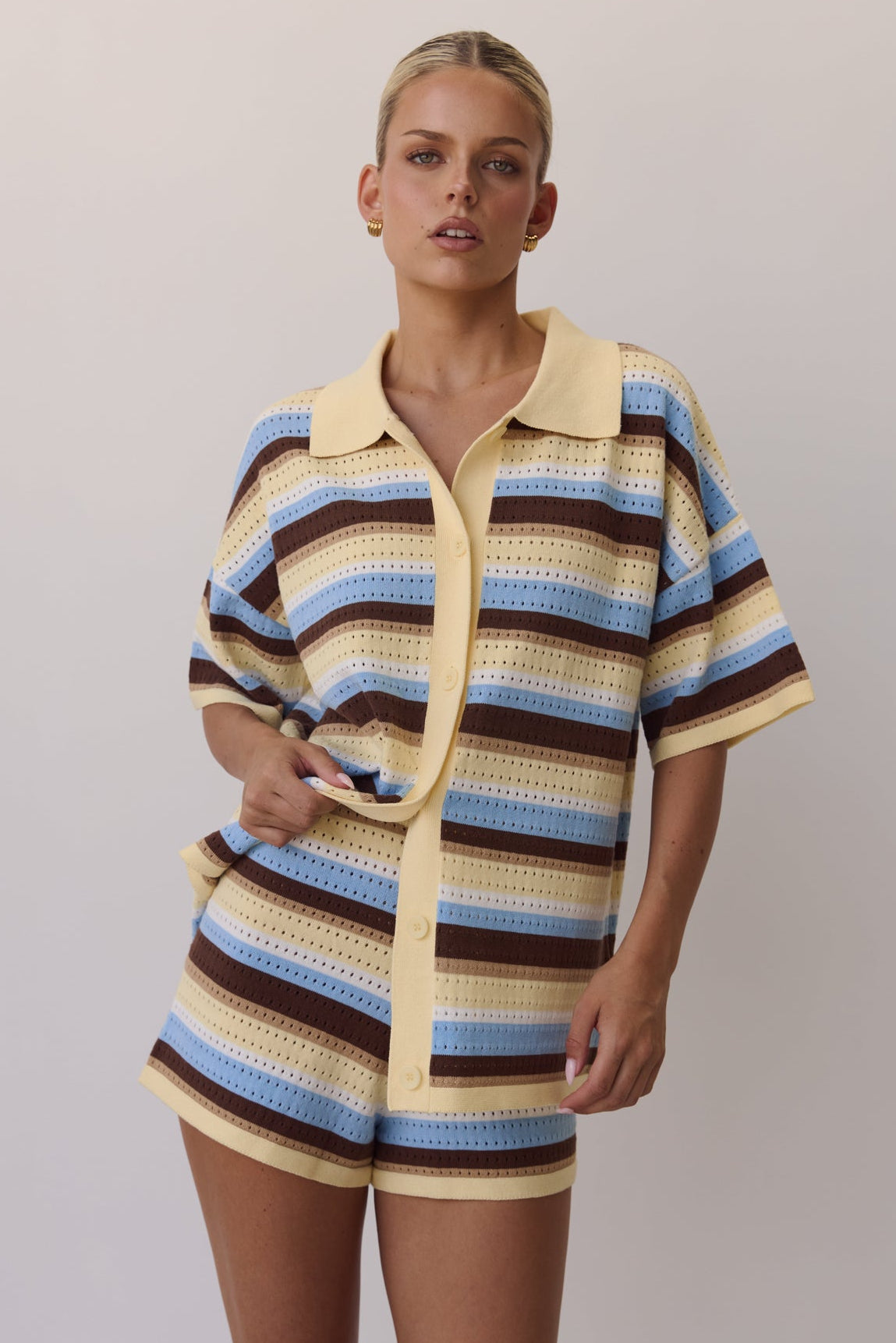 Harmony Knit Short (Mallorca Stripe)