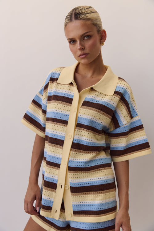 Harmony Knit Shirt (Mallorca Stripe)