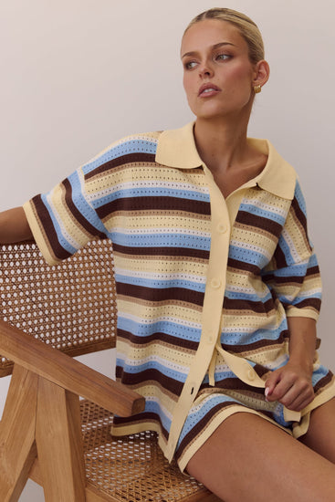 Harmony Knit Shirt (Mallorca Stripe)