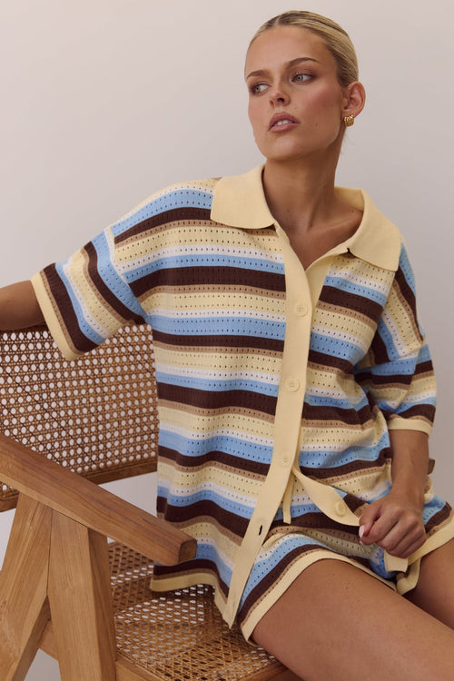 Harmony Knit Shirt (Mallorca Stripe)