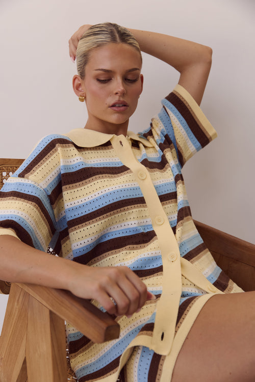 Harmony Knit Shirt (Mallorca Stripe)