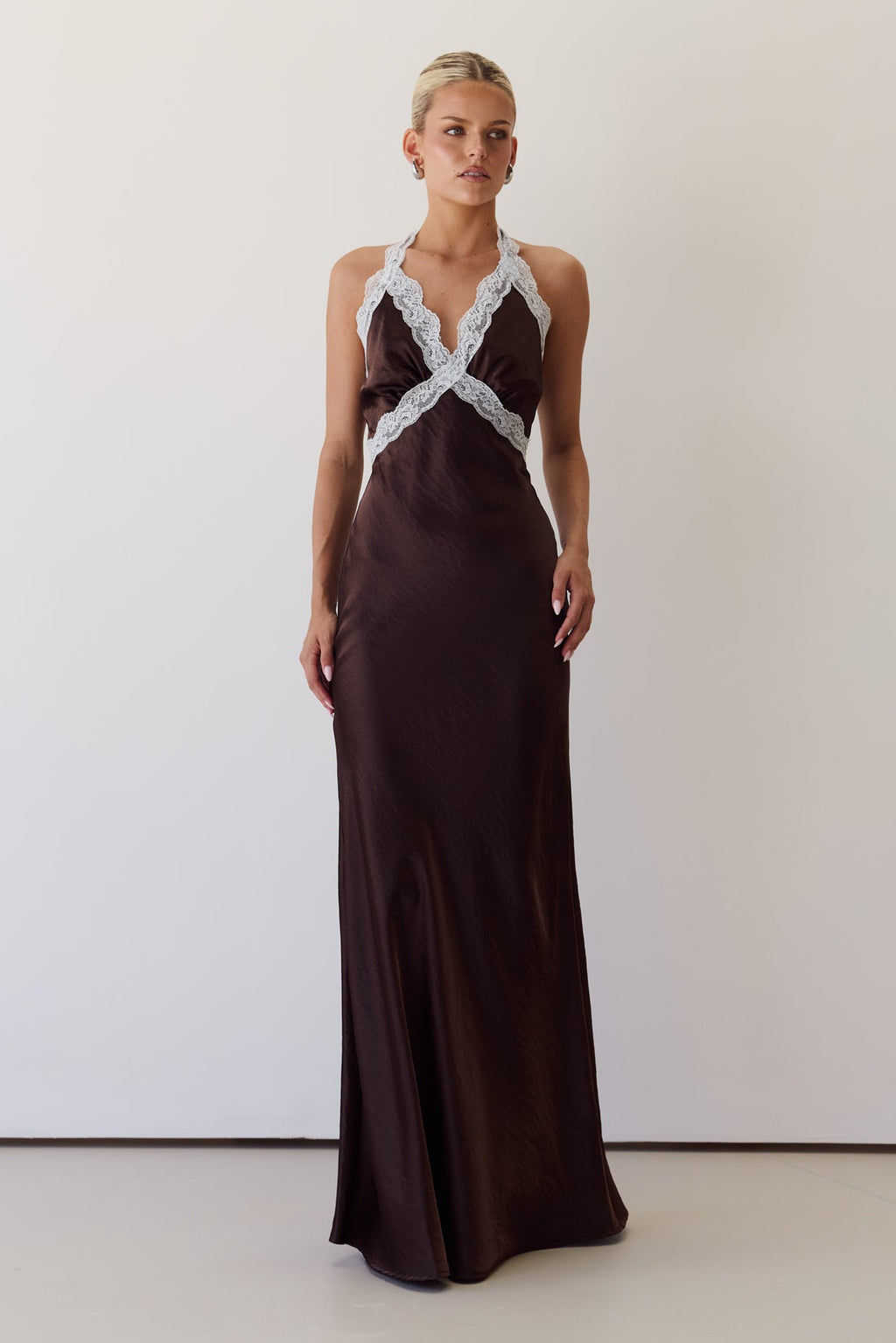 Tonya Maxi Dress (Chocolate)