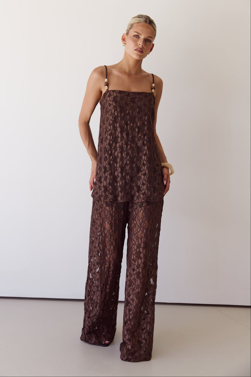 Callie Lace Set (Chocolate)