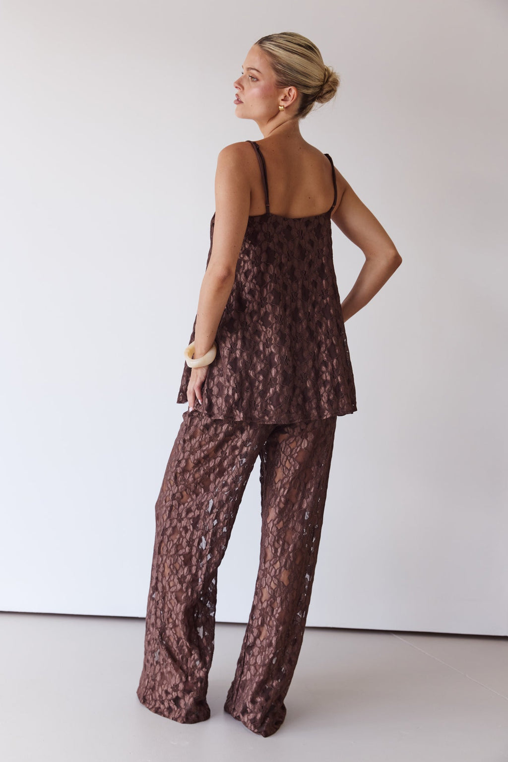 Callie Lace Set (Chocolate)