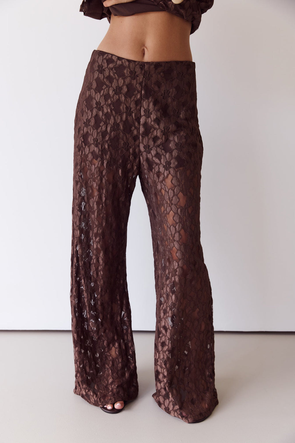 Callie Lace Set (Chocolate)