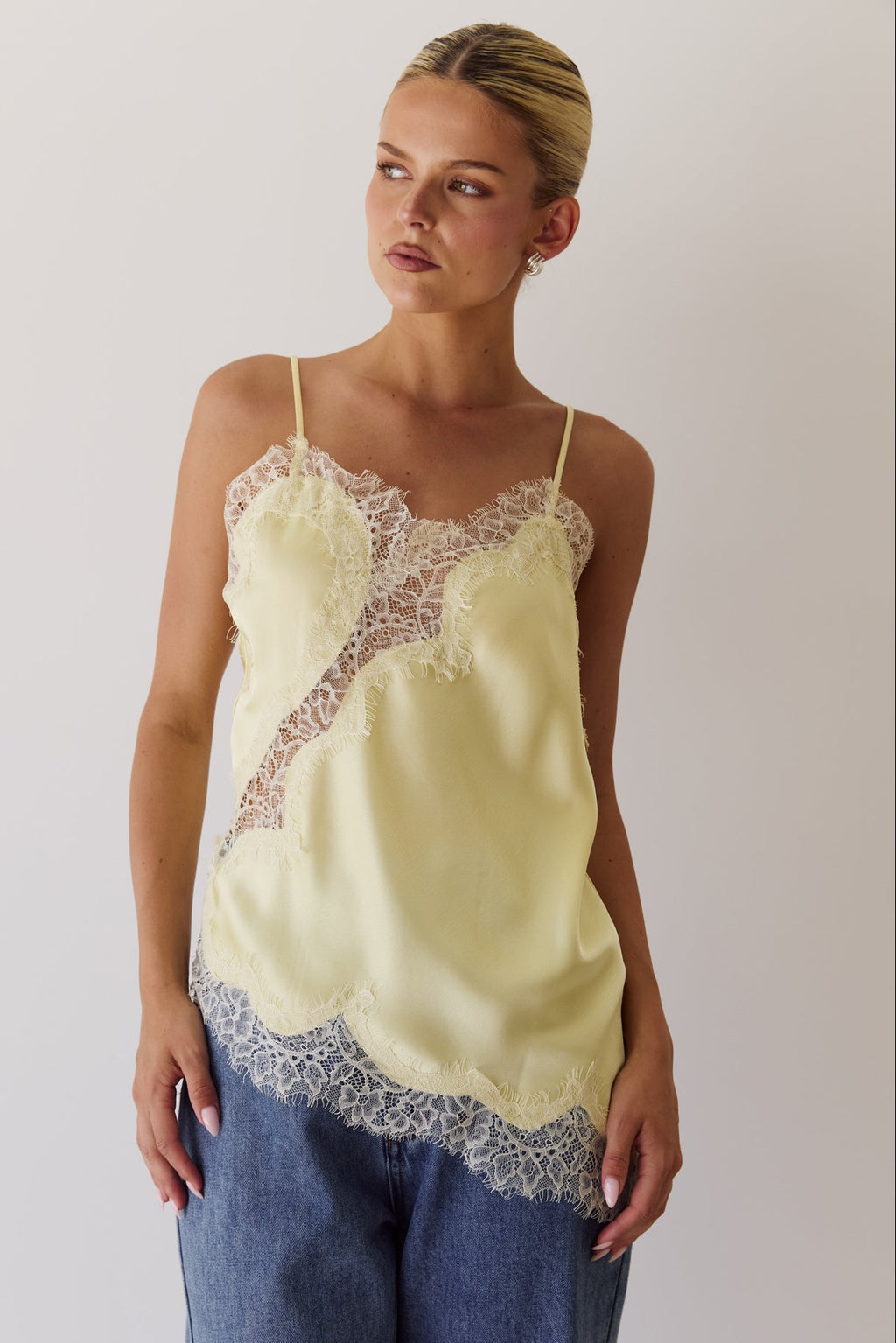 Dua Lace Top (Lemon)