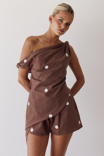 Freda Set (Chocolate Polka)