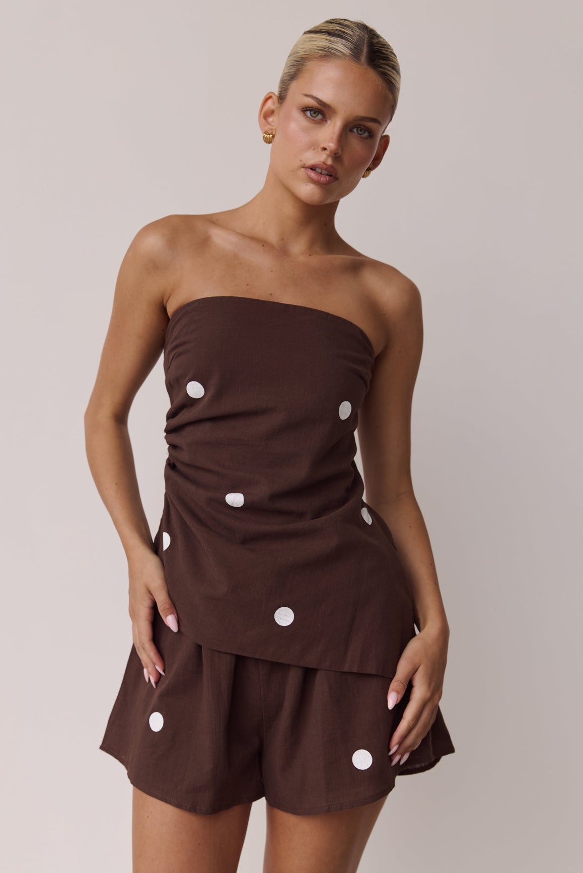 Stacey Set (Chocolate Polka)